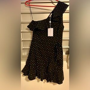Never worn one shoulder cocktail dress